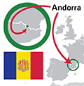 Andorra is a tiny principality in the Pyrenees mountains between France and Spain